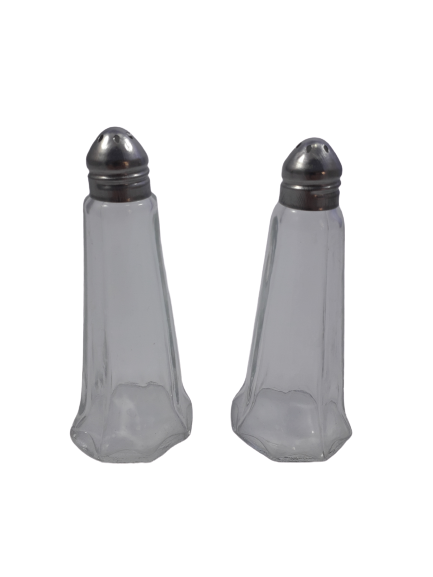 Солница / пиперница - стъклена - 2 бр.