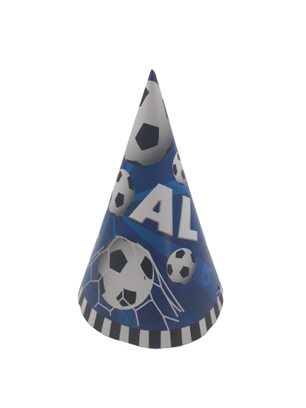 Парти шапки - футбол - 6 бр.