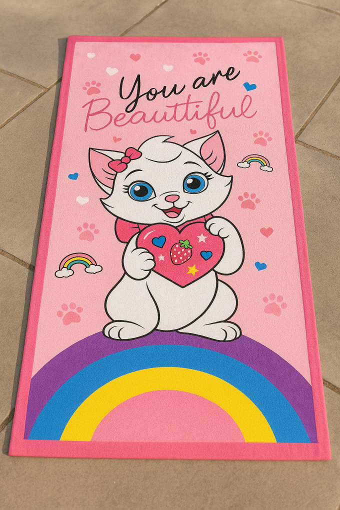 Детска памучна плажна кърпа Мари - 70 x 140 см.