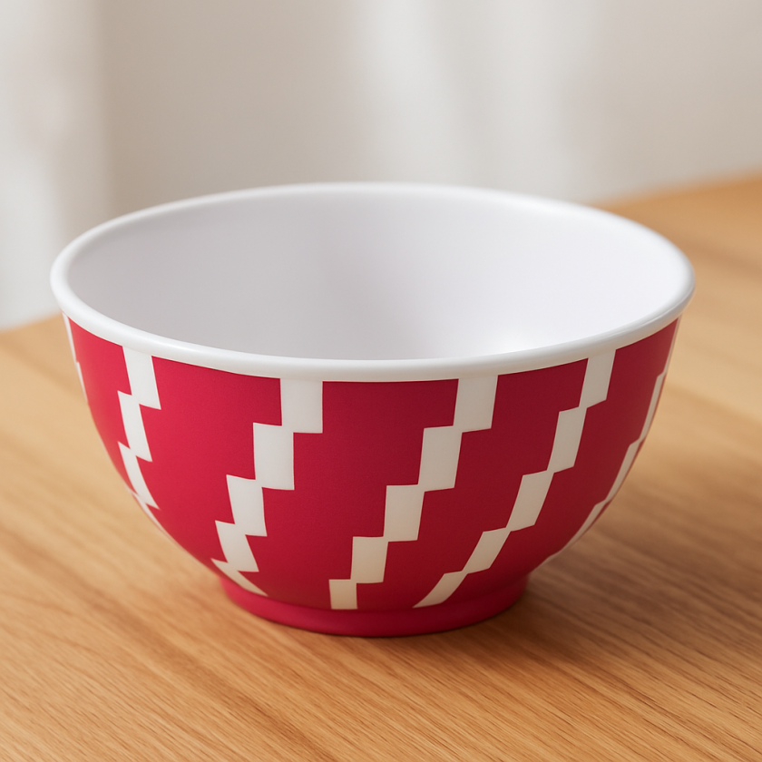 Пластмасова купа за сладолед - Розова - 350 мл.