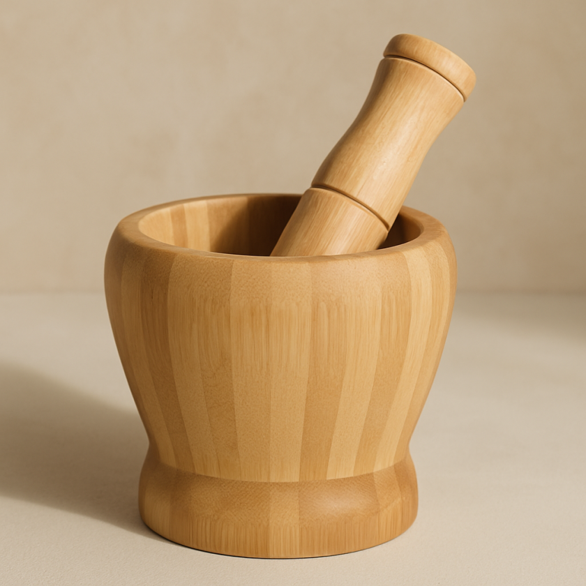 Хаванче с бамбуково чукче - 10 x 10.5 см.