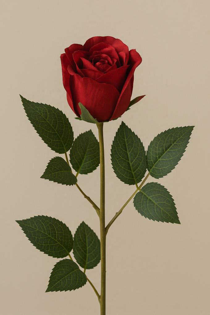 Декоративна червена роза - 30 см.