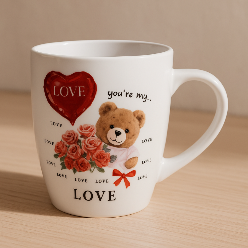 Чаша за Свети Валентин Love - 350 мл.