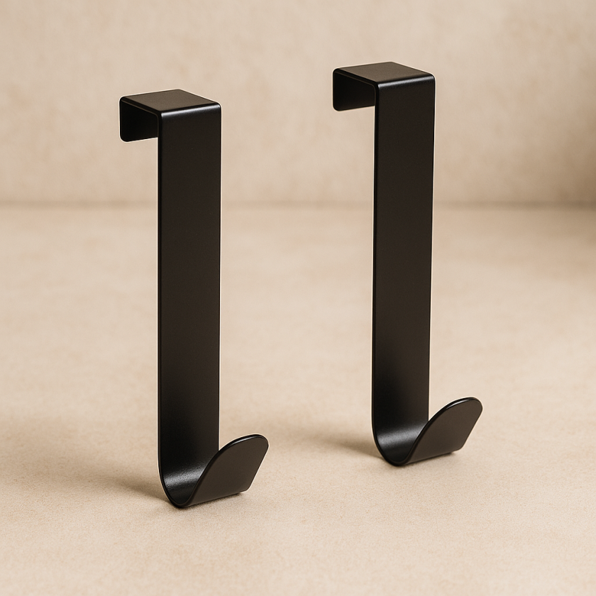 Закачалка за врата без пробиване - 2 x 12 см. - 2 бр.