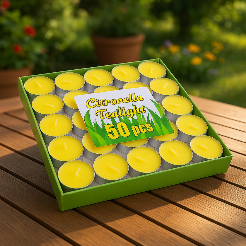 Цитронела свещи - 2 x 4 см. - 50 бр.
