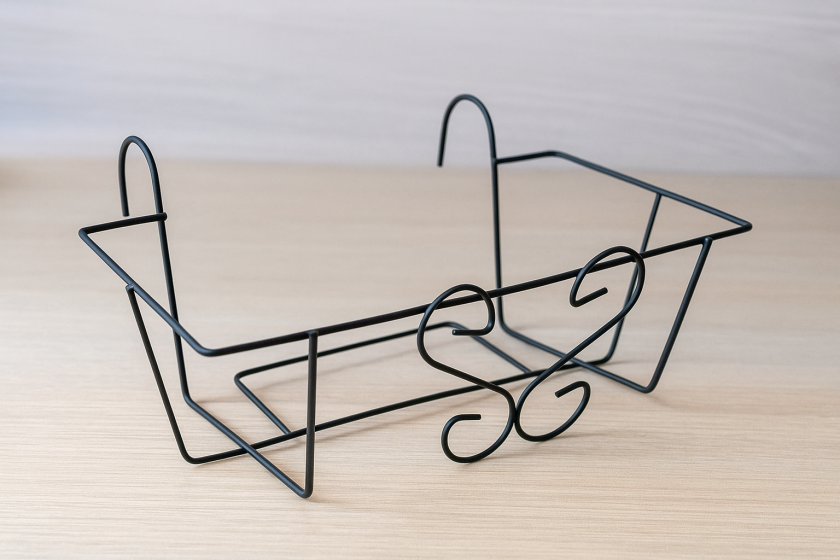 Висяща поставка за саксия - метална (голяма)