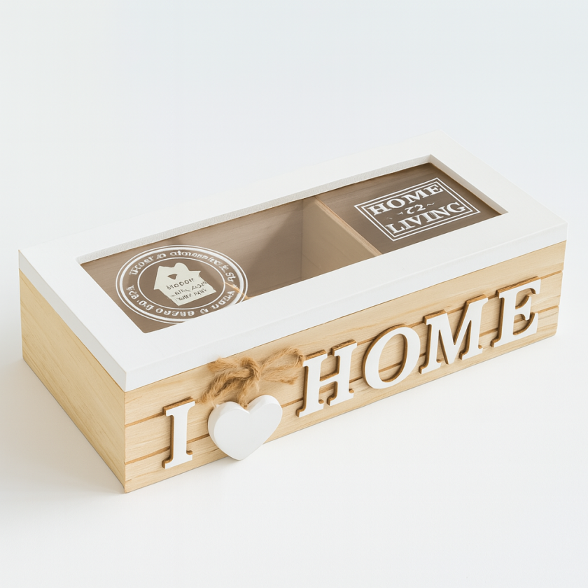 Дървена кутия за съхранение