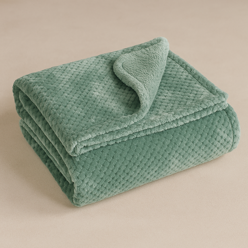 Мека покривка за диван - Мента - 130 х 160 см.