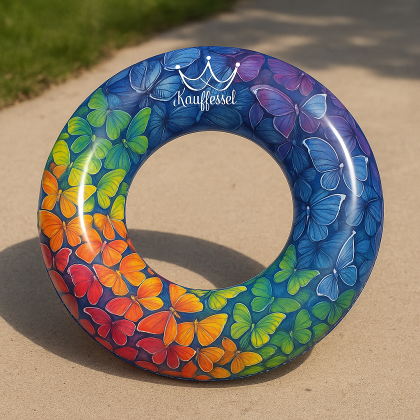 Надуваем пояс - Пеперуди -  диаметър 91 см.