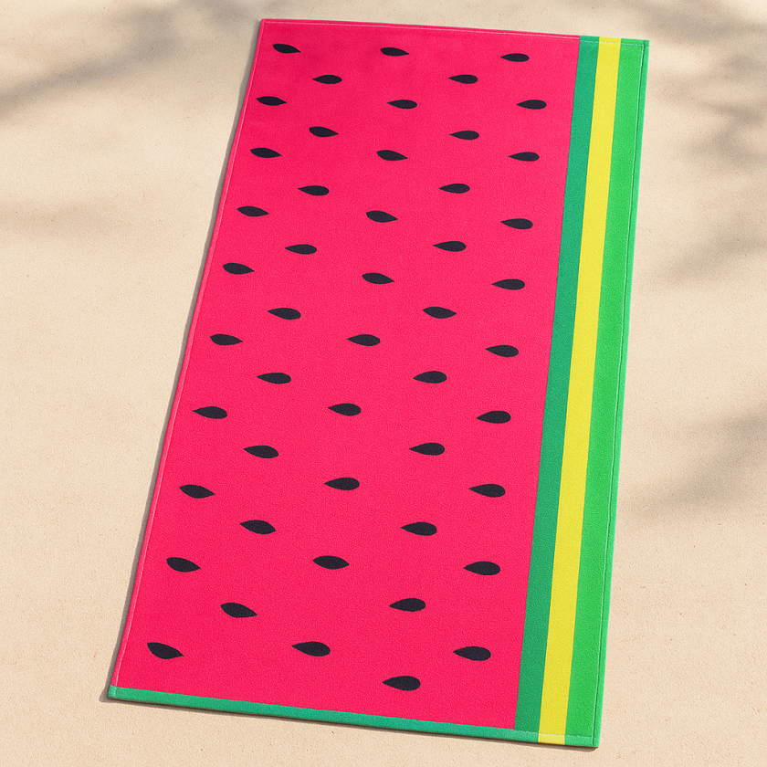 Плажна кърпа Диня, 75 x 150 см