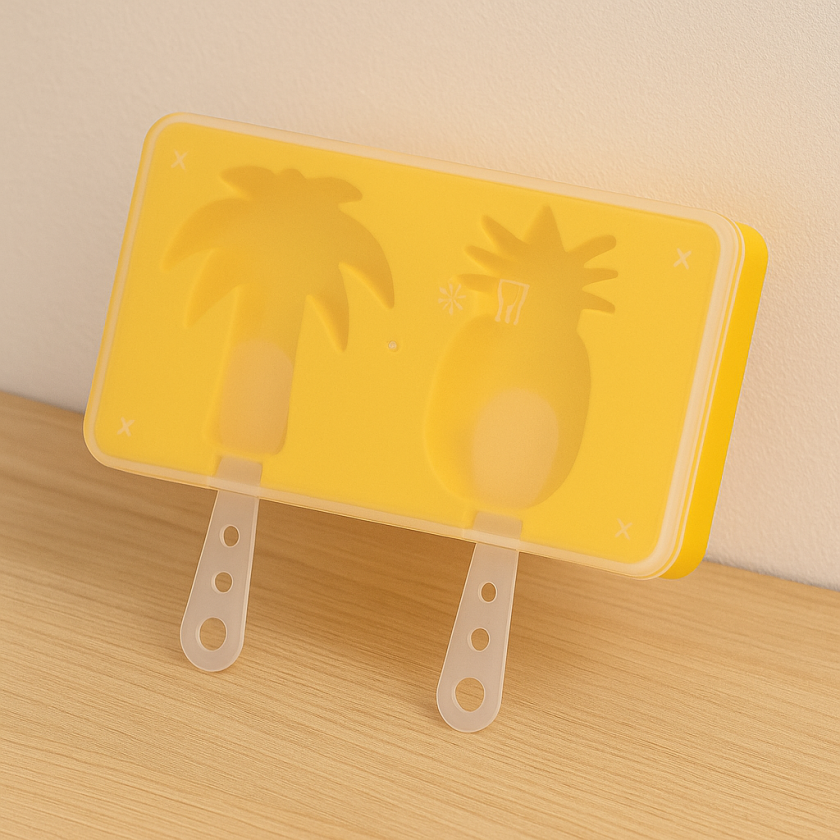 Форма за сладолед - Палма - Ананас - Пластмаса - 18,5 x 10 см.