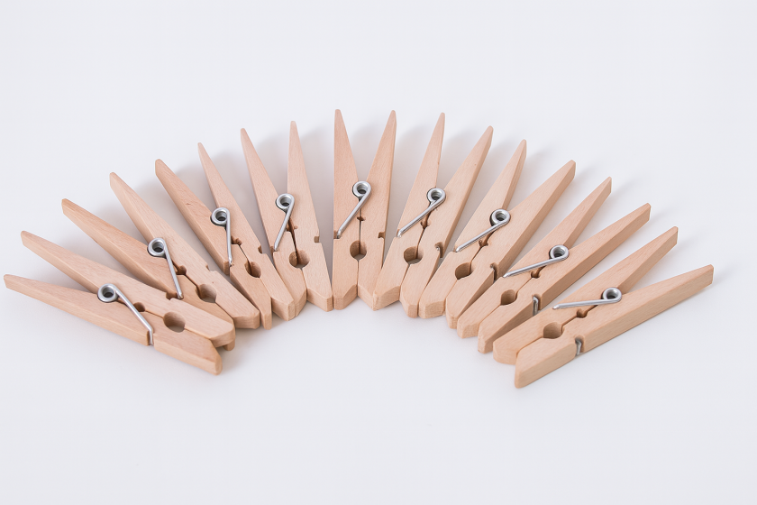 Дървени щипки - 10 бр.