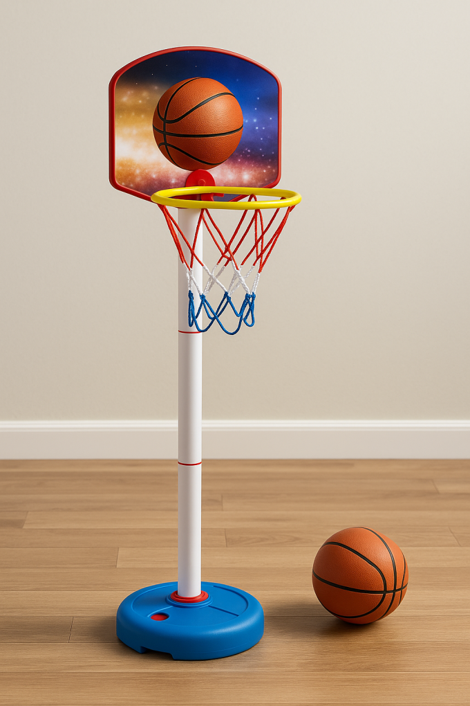 Баскетболен кош с топка 