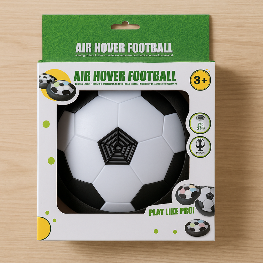 Футболна въздушна топка със светлина 