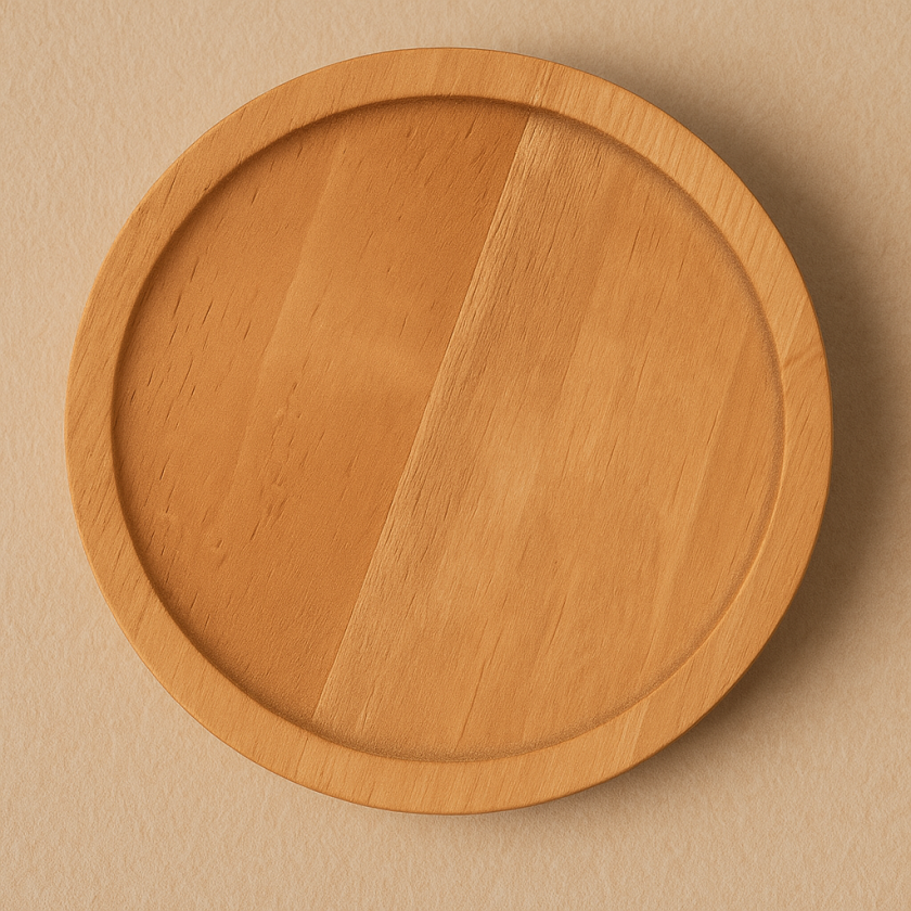 Дървена поставка за чаша, 11 см.