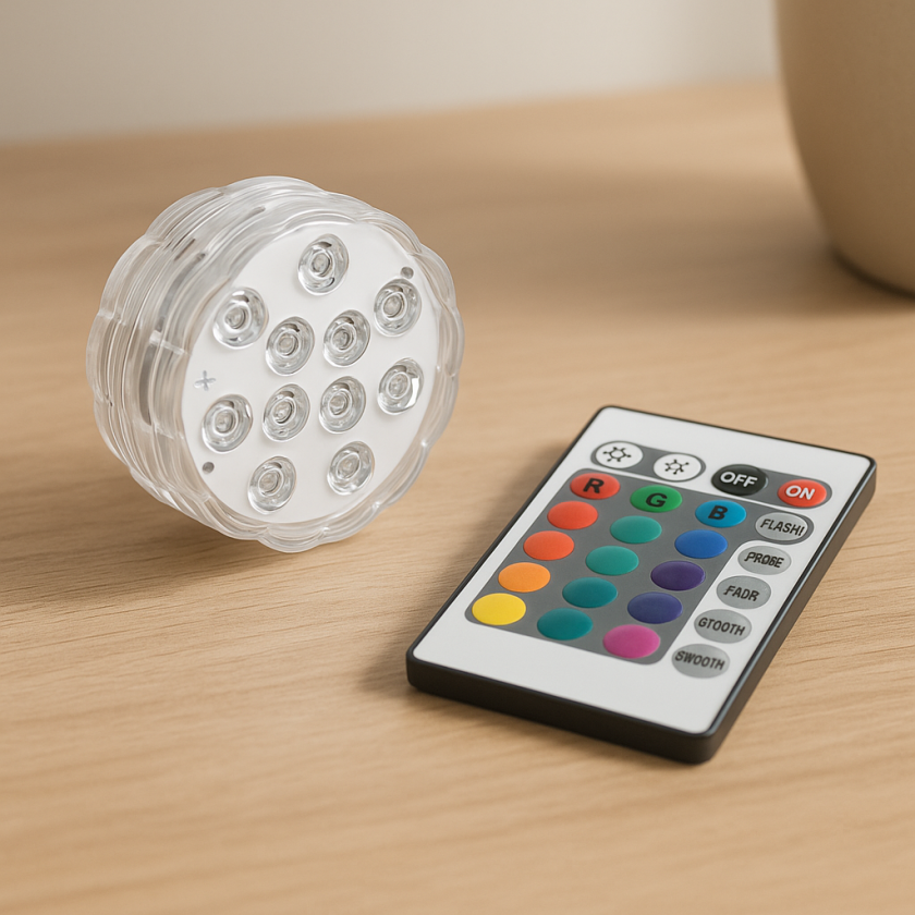 Водоустойчива RGB лампа