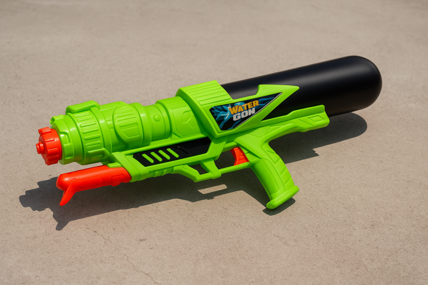 Черно зелен воден пистолет 50 см.