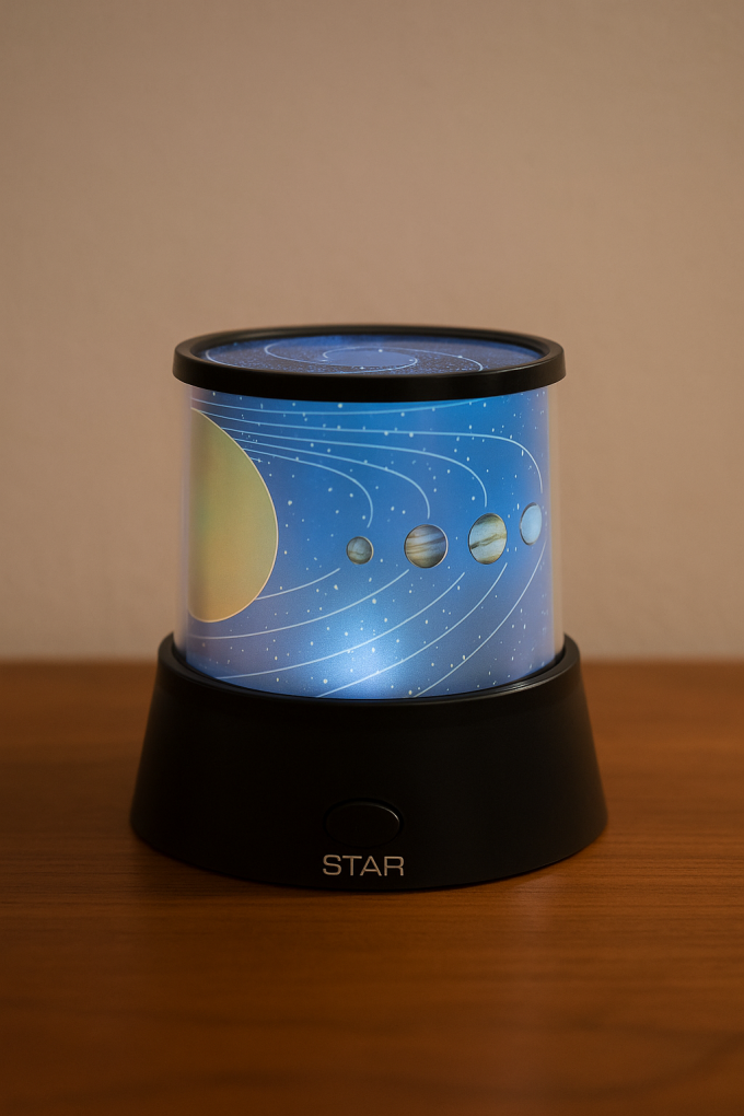 LED проектор на слънчевата система 11 x 12 см.