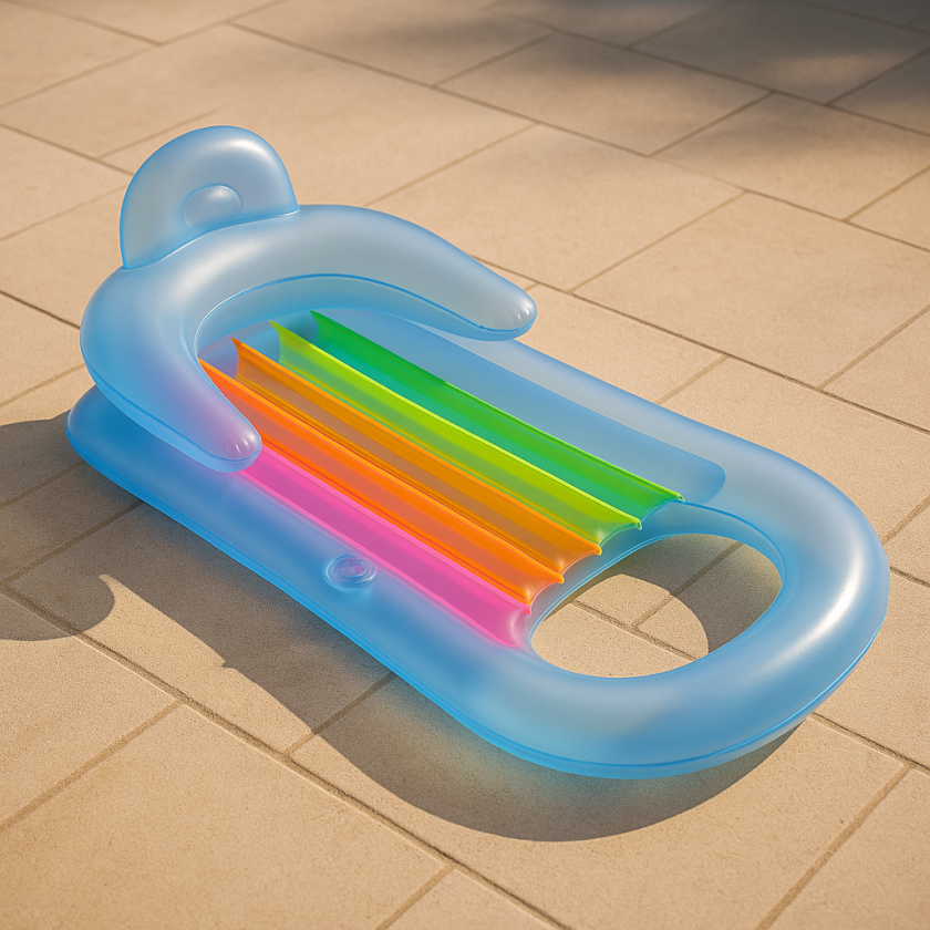 Надуваем дюшек / матрак 1.60 x 0.85 м.