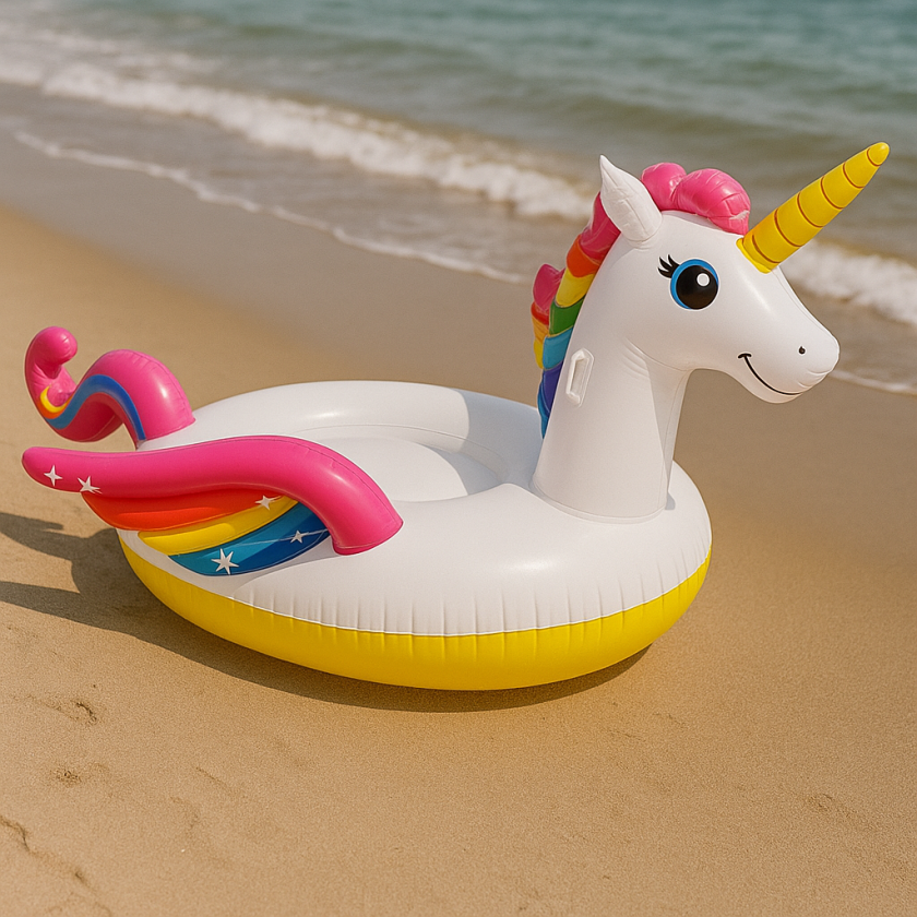 Огромен надуваем еднорог 2,87 х 1,93 х 1,65 м.