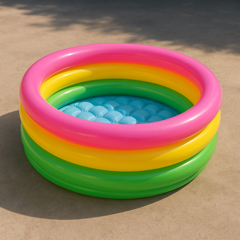 Цветен детски надуваем басейн 86 см x 25 см