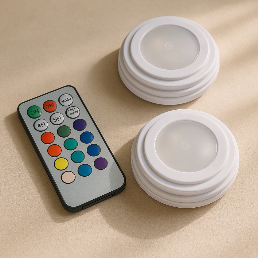 Самозалепващи се Led лампи с дистанционно управление
