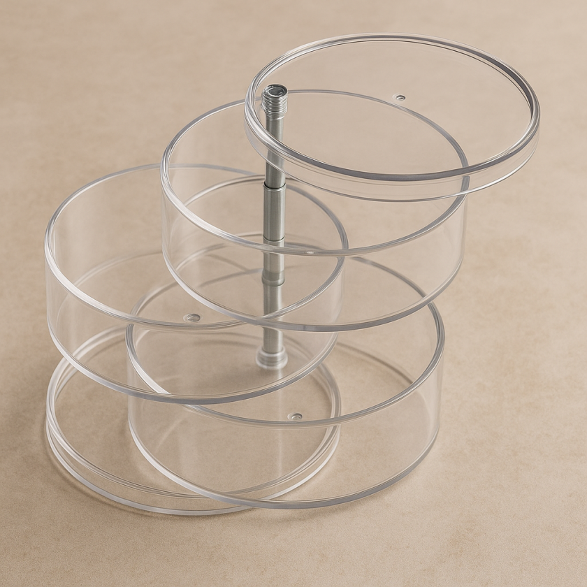 Въртящ се органайзер за бижута