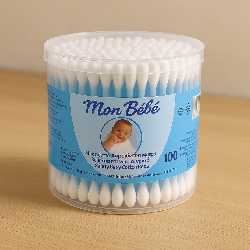 Бебешки клечки за уши - 100 бр.