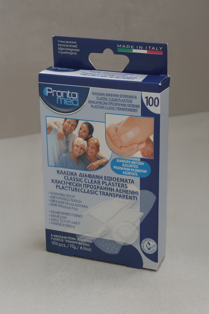 Прозрачни лепенки за рани - 100 бр.