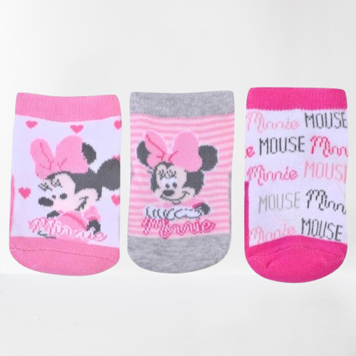 Бебешки чорапи - Мини Маус - 3 чифта