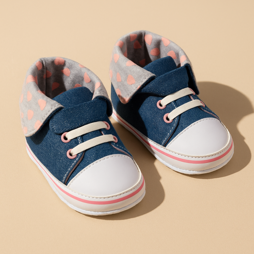 Бебешки обувки - сини