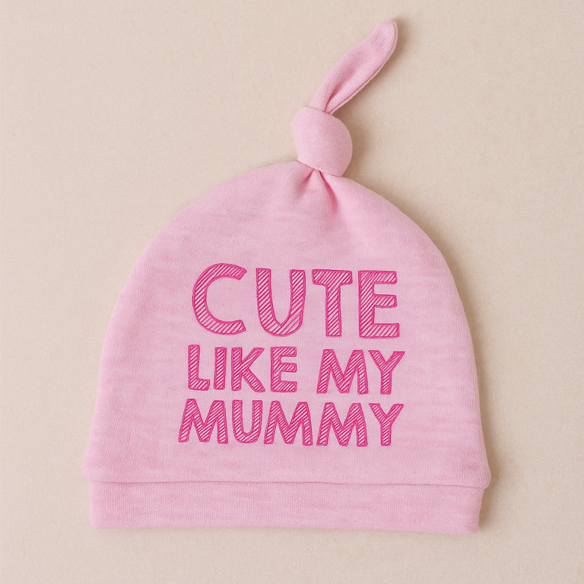 Бебешка шапка - зимна - 2 бр.