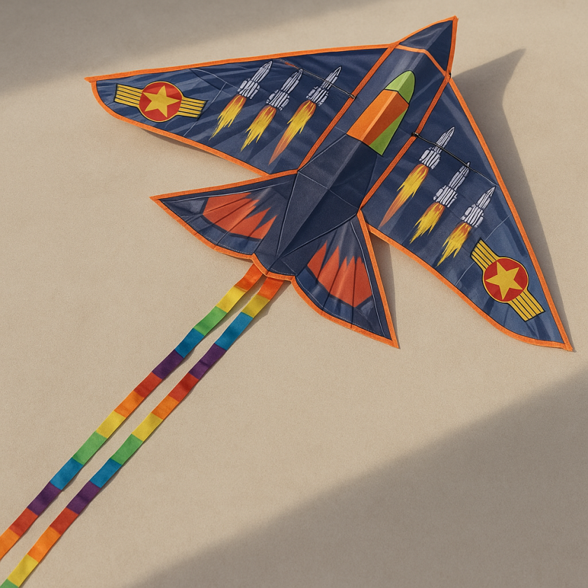 Хвърчило - многоцветно - самолет