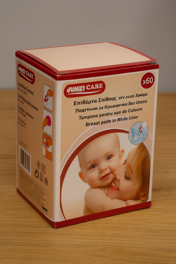 Подплънки за кърмачки - бели - 60 бр.