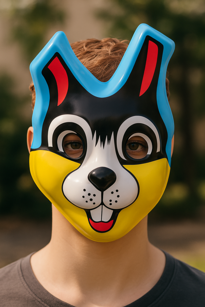 Карнавална маска - зайче