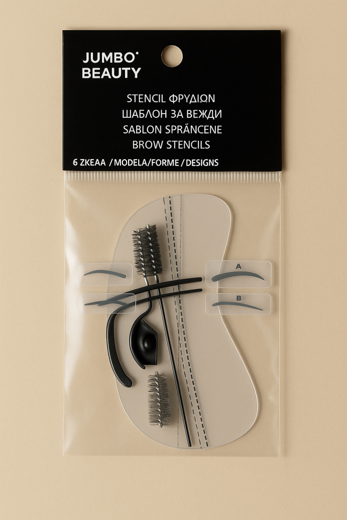 Шаблон за вежди - 6 бр.