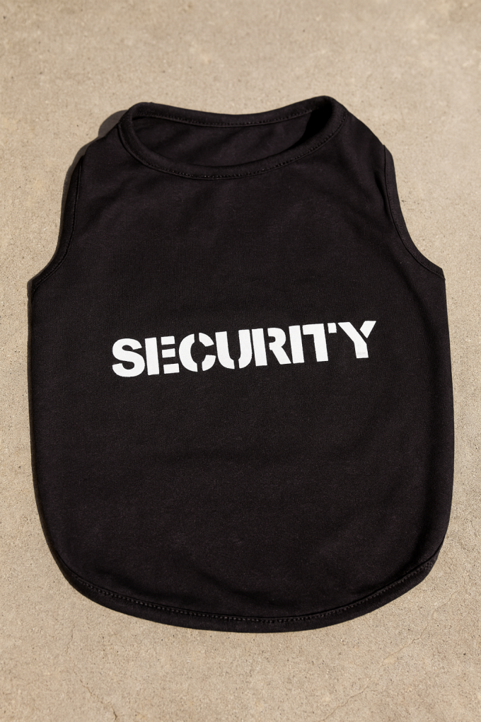 Блуза за куче - черна