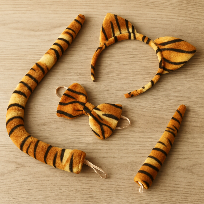 Карнавален комплект - тигър - 3 части