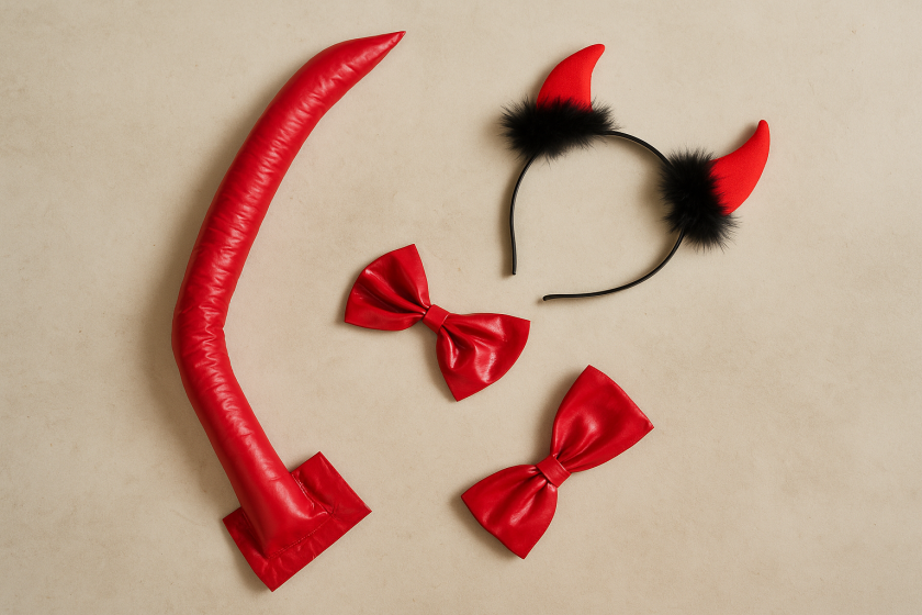 Карнавален комплект - дявол - 3 части