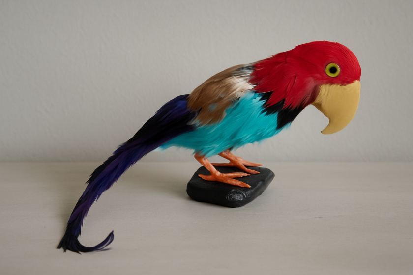 Карнавален аксесоар - папагал за пирати - 50 см.