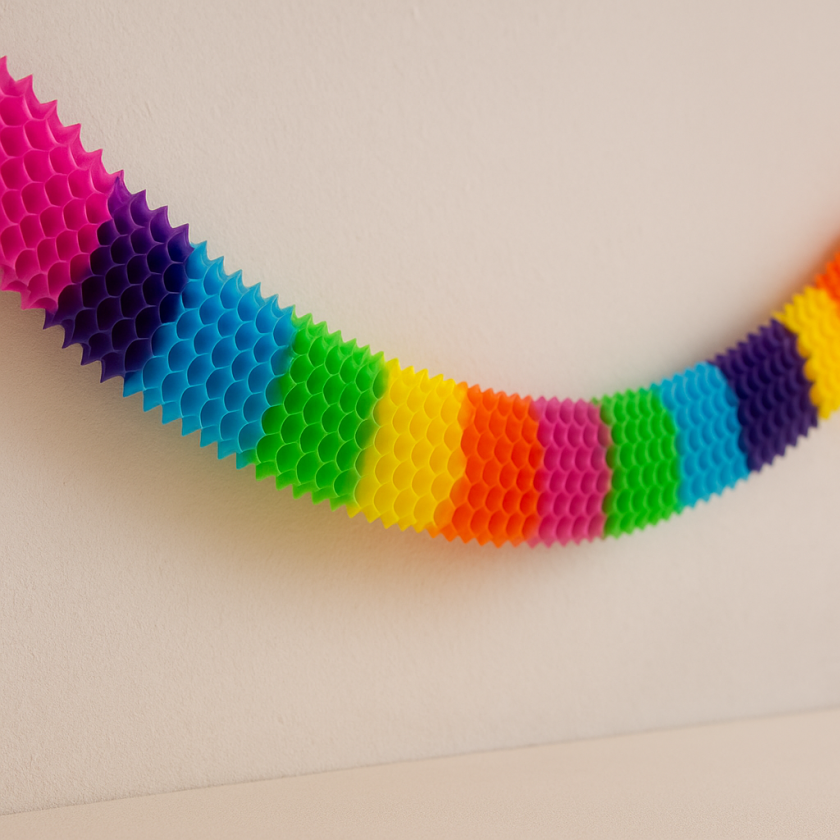 Парти гирлянд - Rainbow - хармоника - 3 м.