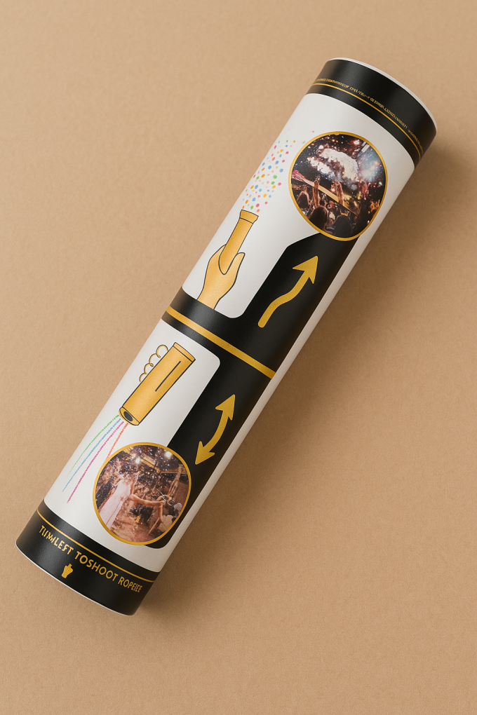 Парти конфети - 2 в 1 - 26 см.