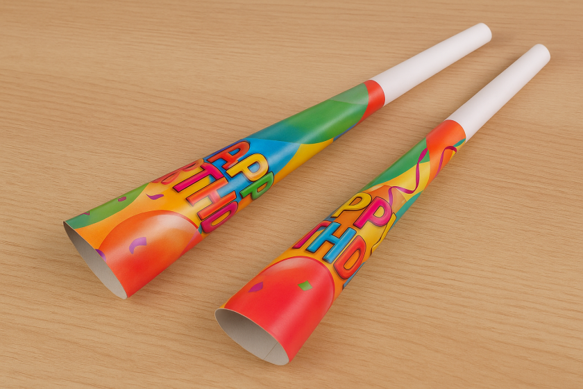 Парти тромби - Happy Birthday - 12 бр.