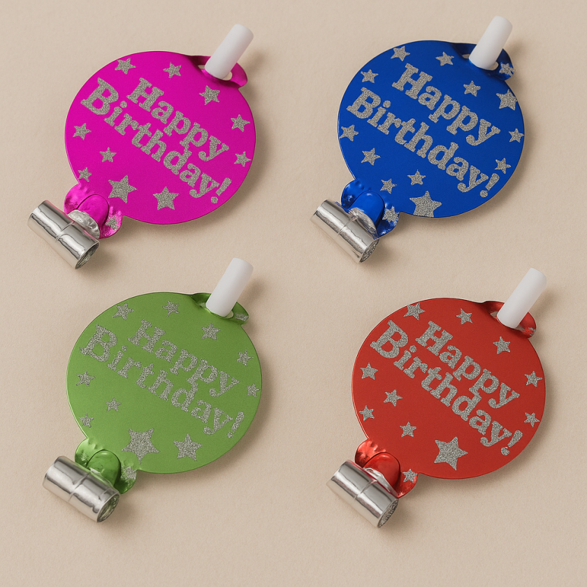 Парти свирки - Happy Birthday - 10 бр.