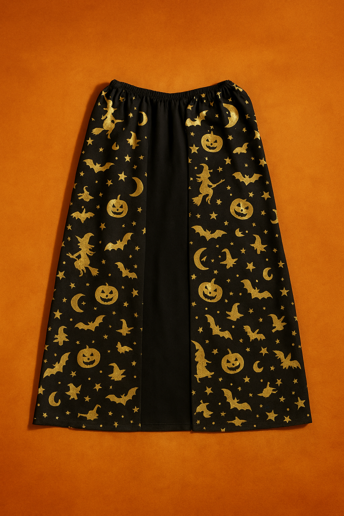 Пелерина за Halloween с тикви - 70 см.