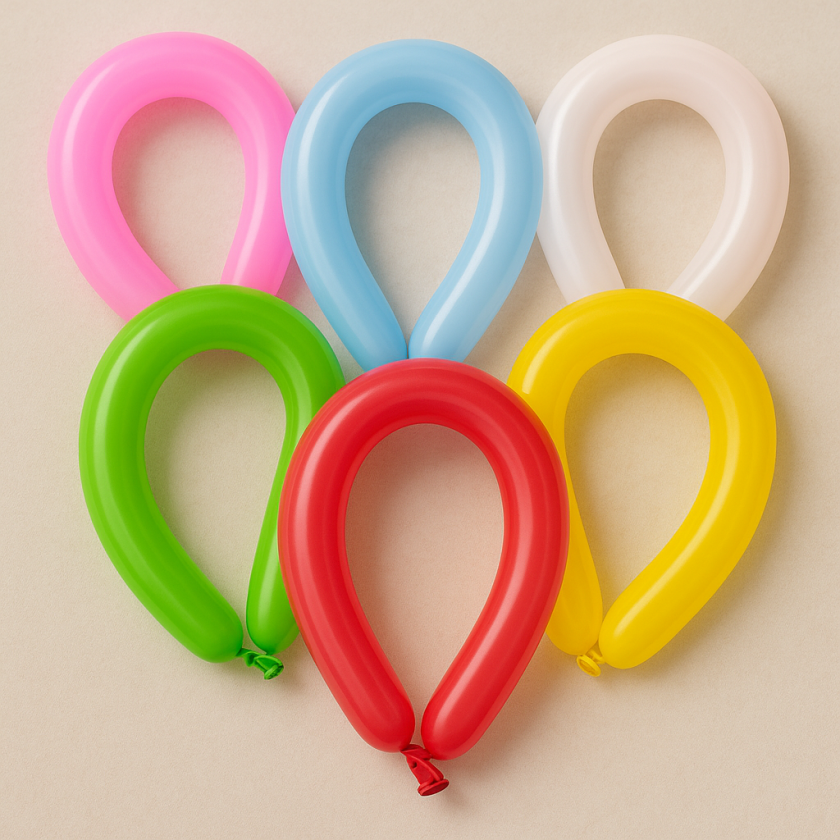 Парти балони - цветни - за моделиране - 20 бр.