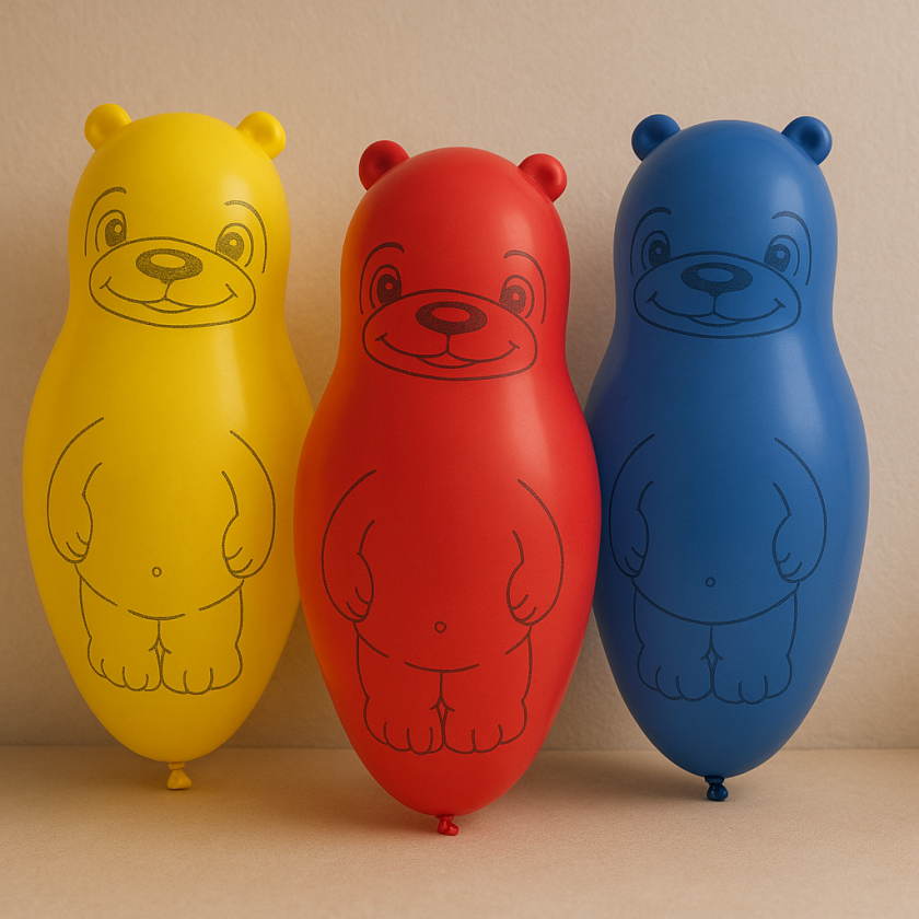 Парти балони - мечета - цветни - 5 бр.