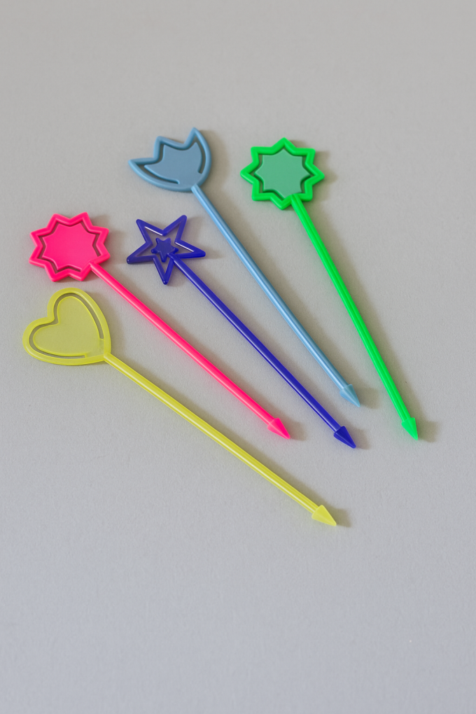 Парти клечки - цветни - 36 бр.