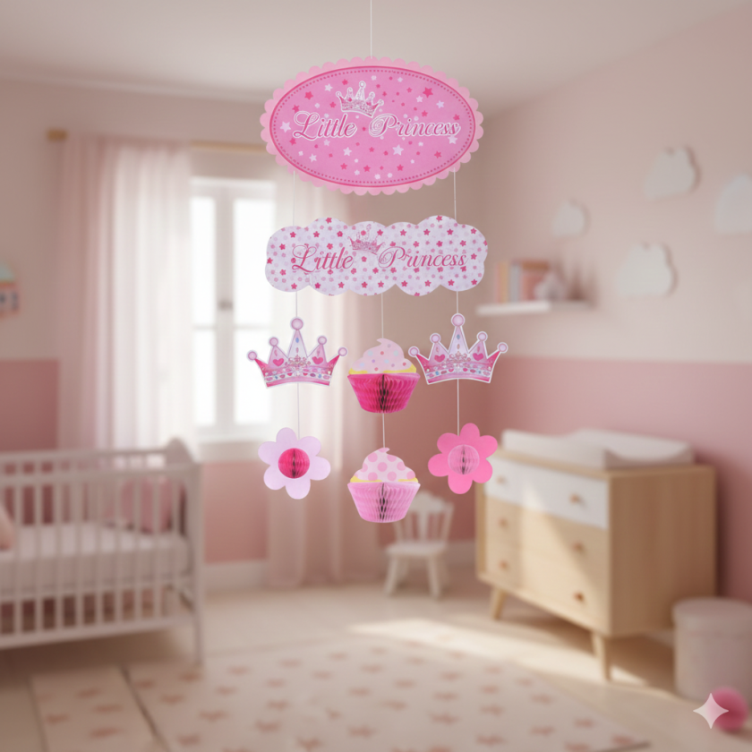 Парти декорация - Little princess - 73 х 37 см.