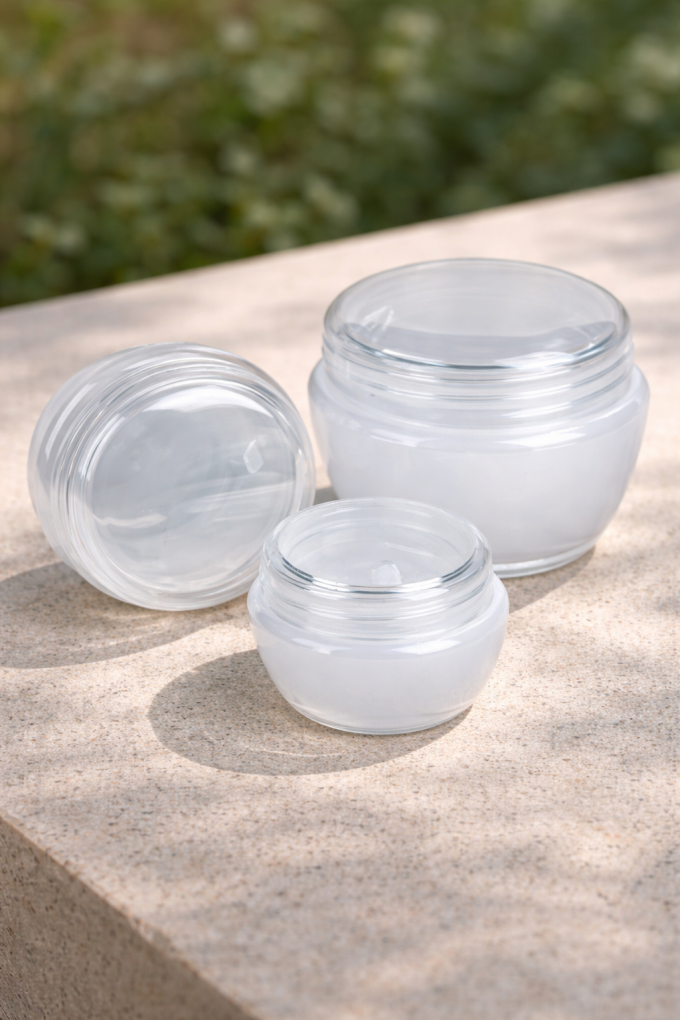 Бурканчета за кремове и лосиони - за път - 3 бр.